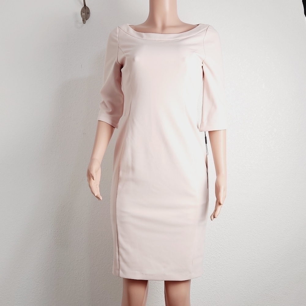 𝅺CALVIN Klein Women's Tulip Sleeve Sheath Dress Size: 6